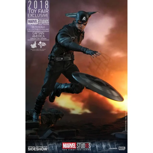 Captain America Concept Art Toy Fair Exclusive MMS488 2018 - immagine 4