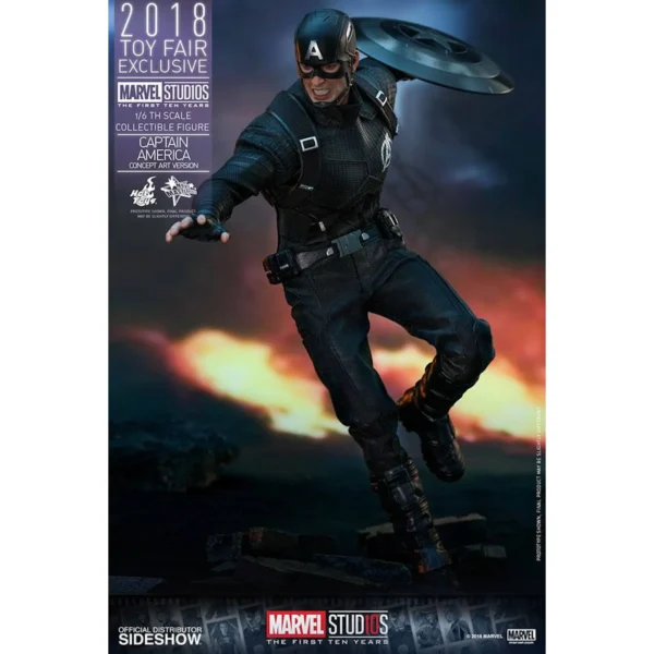 Captain America Concept Art Toy Fair Exclusive MMS488 2018 - immagine 8