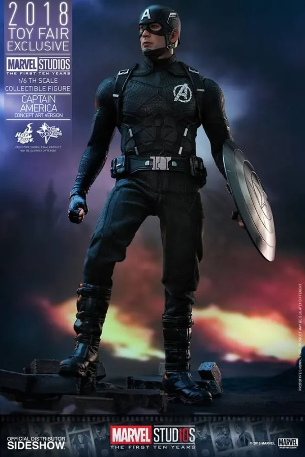 Captain America Concept Art Toy Fair Exclusive MMS488 2018 - immagine 7