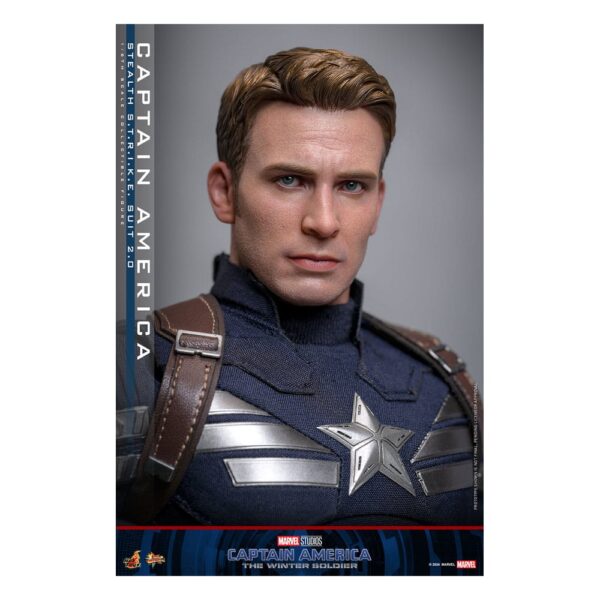 Captain America: The Winter Soldier Movie Masterpiece Action Figure 1/6 Captain America (Stealth S.T.R.I.K.E. Suit) 2.0  (Acconto Preordine) - immagine 2