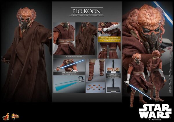 Star Wars Movie Masterpiece Action Figure 1/6 Plo Koon (Acconto Preordine) - immagine 4