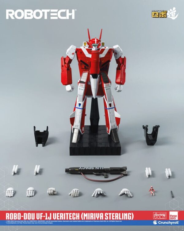 Robotech Action Figure ROBO-DOU VF-1J Veritech (Miriya Sterling) (Acconto Preordine) - immagine 3