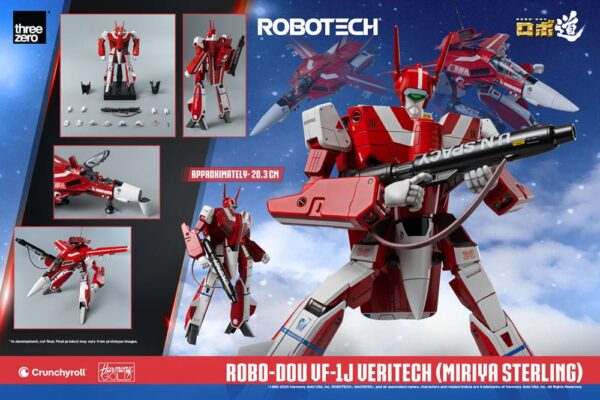 Robotech Action Figure ROBO-DOU VF-1J Veritech (Miriya Sterling) (Acconto Preordine) - immagine 11