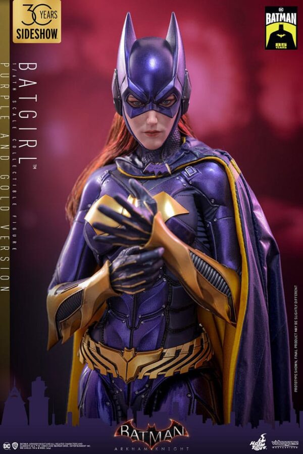 Batman Arkham Knight Videogame Masterpiece Action Figure 1/6 Batgirl (Purple and Gold Version) Exclusive (Acconto Preordine) - immagine 2