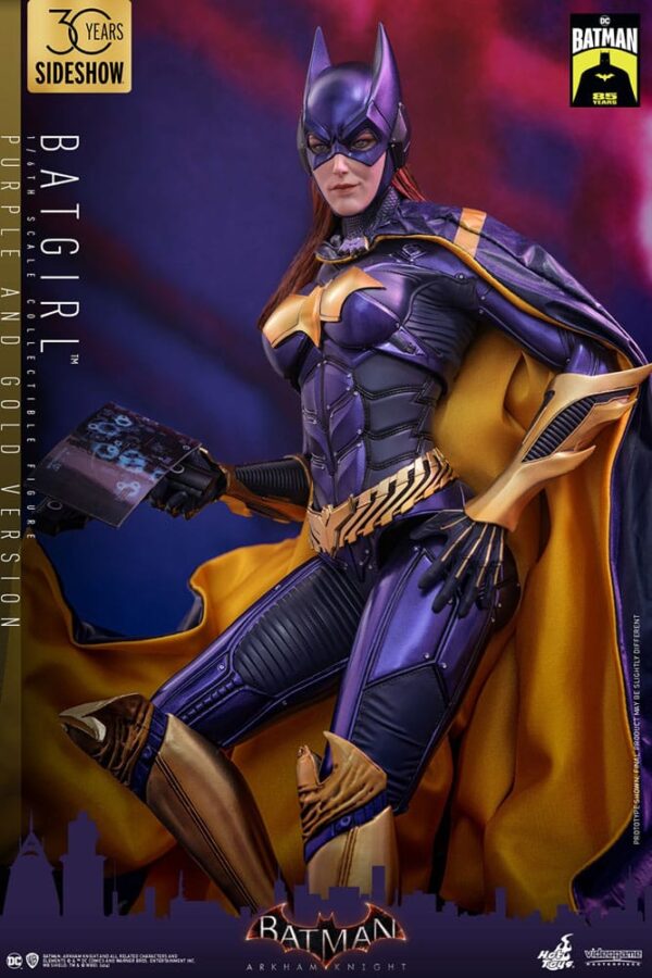 Batman Arkham Knight Videogame Masterpiece Action Figure 1/6 Batgirl (Purple and Gold Version) Exclusive (Acconto Preordine) - immagine 3