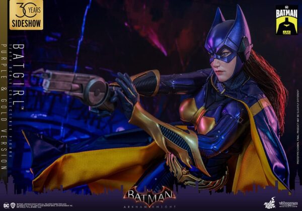 Batman Arkham Knight Videogame Masterpiece Action Figure 1/6 Batgirl (Purple and Gold Version) Exclusive (Acconto Preordine) - immagine 8