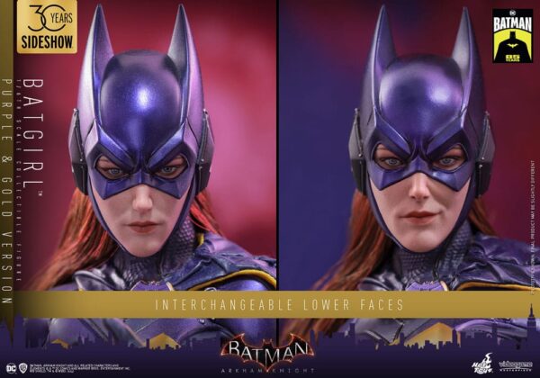 Batman Arkham Knight Videogame Masterpiece Action Figure 1/6 Batgirl (Purple and Gold Version) Exclusive (Acconto Preordine) - immagine 9