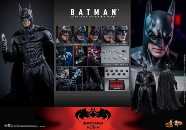 Batman & Robin Movie Masterpiece Action Figure 1/6 Batman (Acconto Preordine) - immagine 11