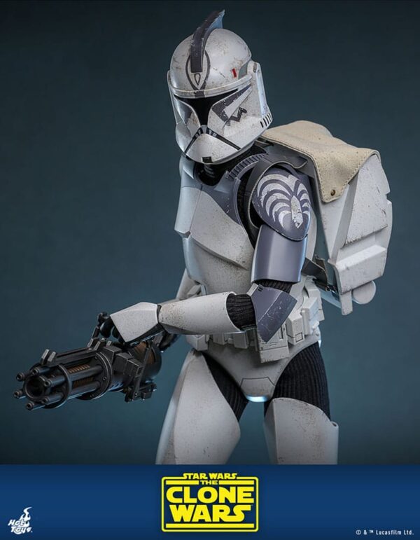 Star Wars The Clone Wars Action Figure 1/6 104th Battalion Wolfpack Clone Trooper Deluxe Version (Acconto Preordine) - immagine 4