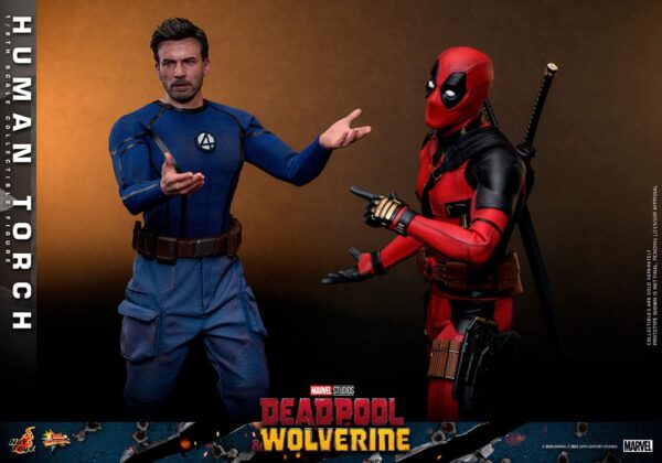 Deadpool & Wolverine Movie Masterpiece Action Figure 1/6 Human Torch (Acconto Preordine) - immagine 9