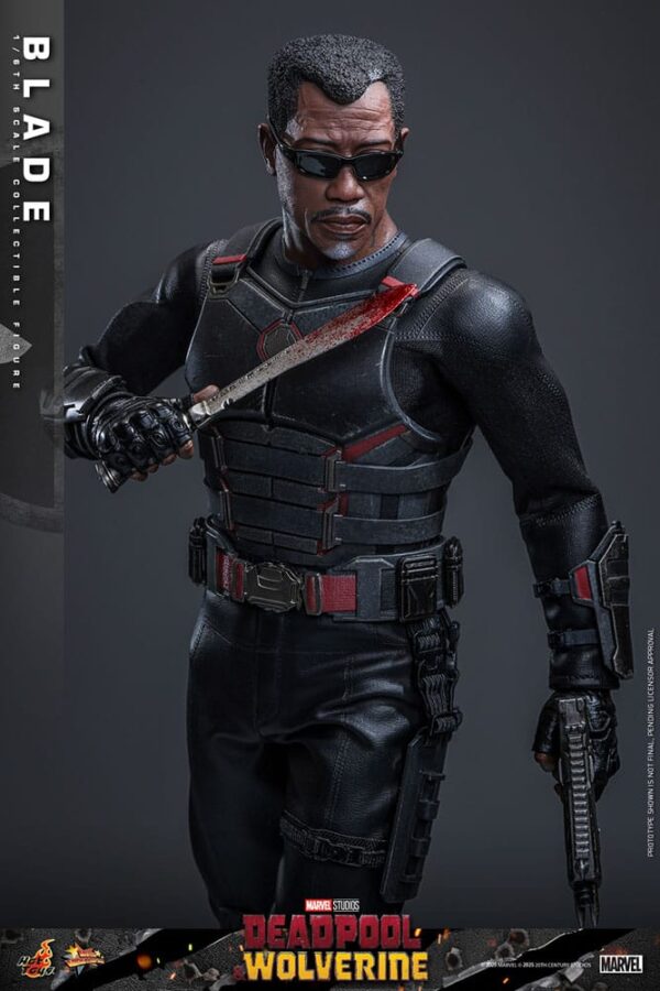 Deadpool & Wolverine Movie Masterpiece Action Figure 1/6 Blade (Acconto Preordine) - immagine 5