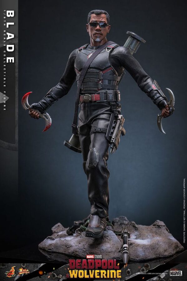 Deadpool & Wolverine Movie Masterpiece Action Figure 1/6 Blade (Acconto Preordine) - immagine 7