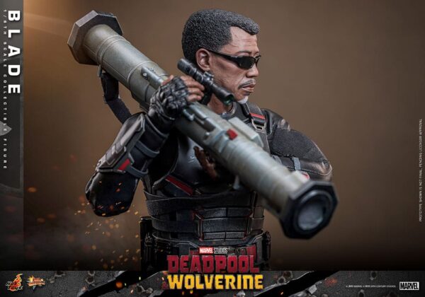 Deadpool & Wolverine Movie Masterpiece Action Figure 1/6 Blade (Acconto Preordine) - immagine 8