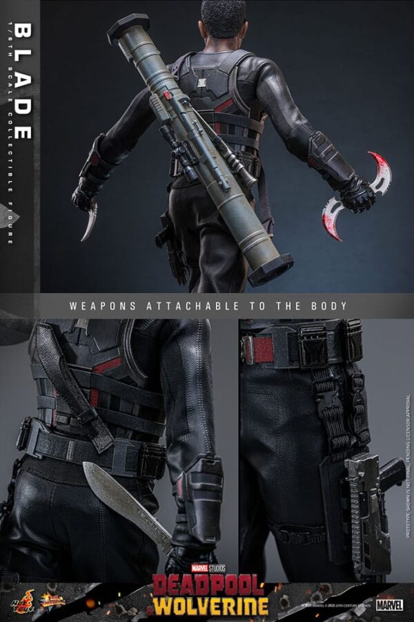 Deadpool & Wolverine Movie Masterpiece Action Figure 1/6 Blade (Acconto Preordine) - immagine 13