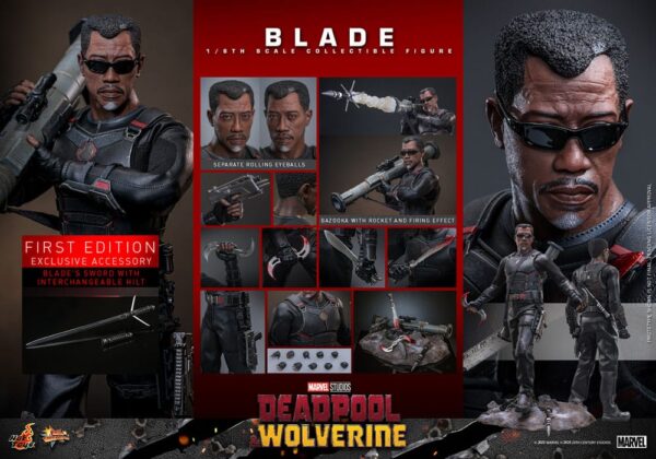 Deadpool & Wolverine Movie Masterpiece Action Figure 1/6 Blade (Acconto Preordine) - immagine 14