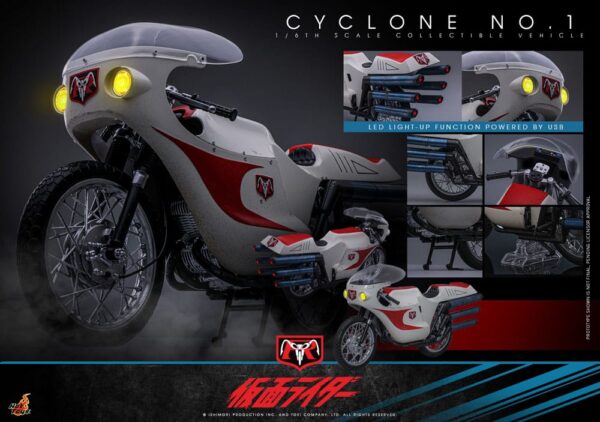 Kamen Rider 1/6 Cyclone No. 1 ( Acconto Preordine) - immagine 9