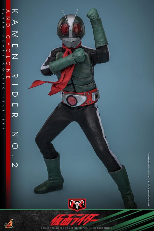 Kamen Rider 1/6 Kamen Rider No. 2 and Cyclone (Acconto Preordine) - immagine 5