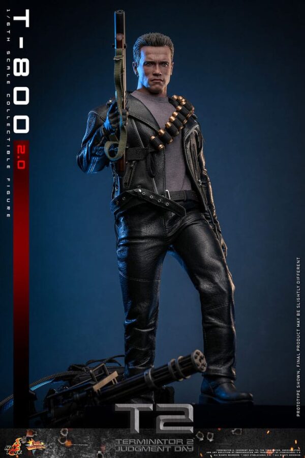 Terminator 2 Movie Masterpiece Action Figure 1/6 T-800 2.0 (Acconto Preordine) - immagine 5