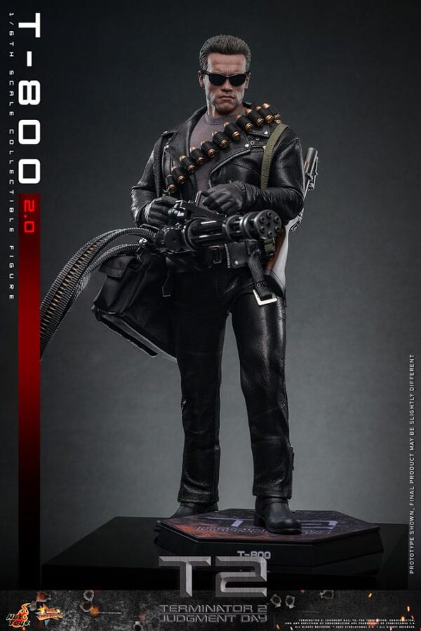 Terminator 2 Movie Masterpiece Action Figure 1/6 T-800 2.0 (Acconto Preordine) - immagine 6